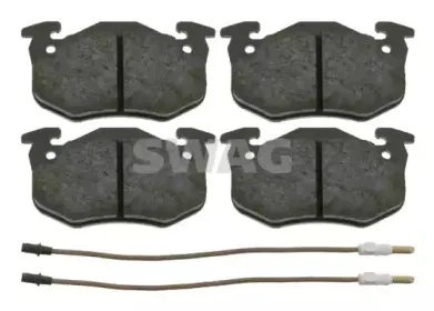 Комплект тормозных колодок, дисковый тормоз SWAG купить